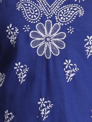 chikankari straight kurta - 17225769 - Standard Image - 4