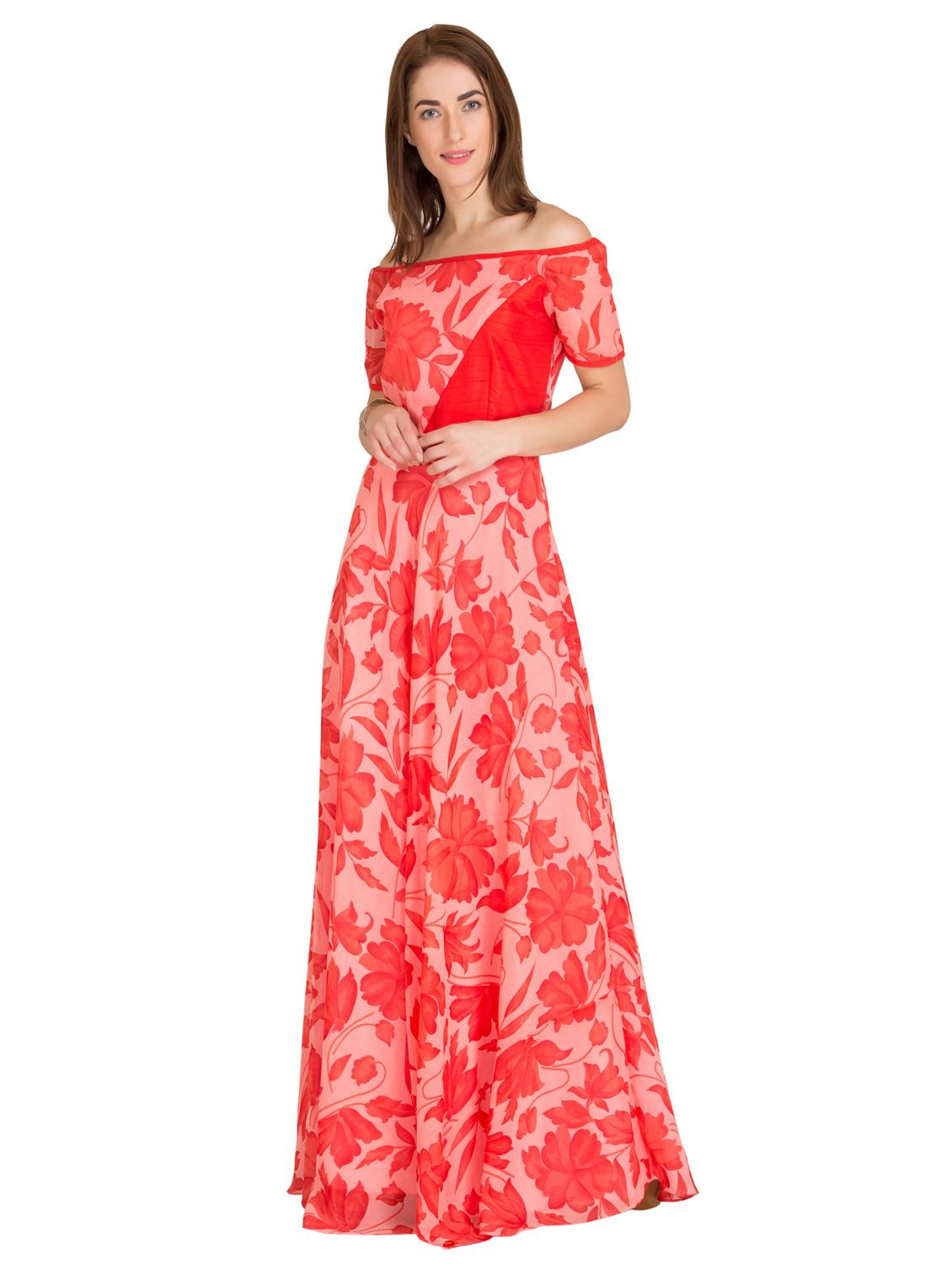 floral off shoulder dress - 17225776 - Zoom Image - 2