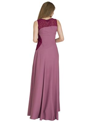 lace panel maxi gown - 17225778 - Standard Image - 3