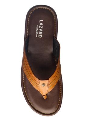 brown toe separator slippers - 17225798 - Standard Image - 4
