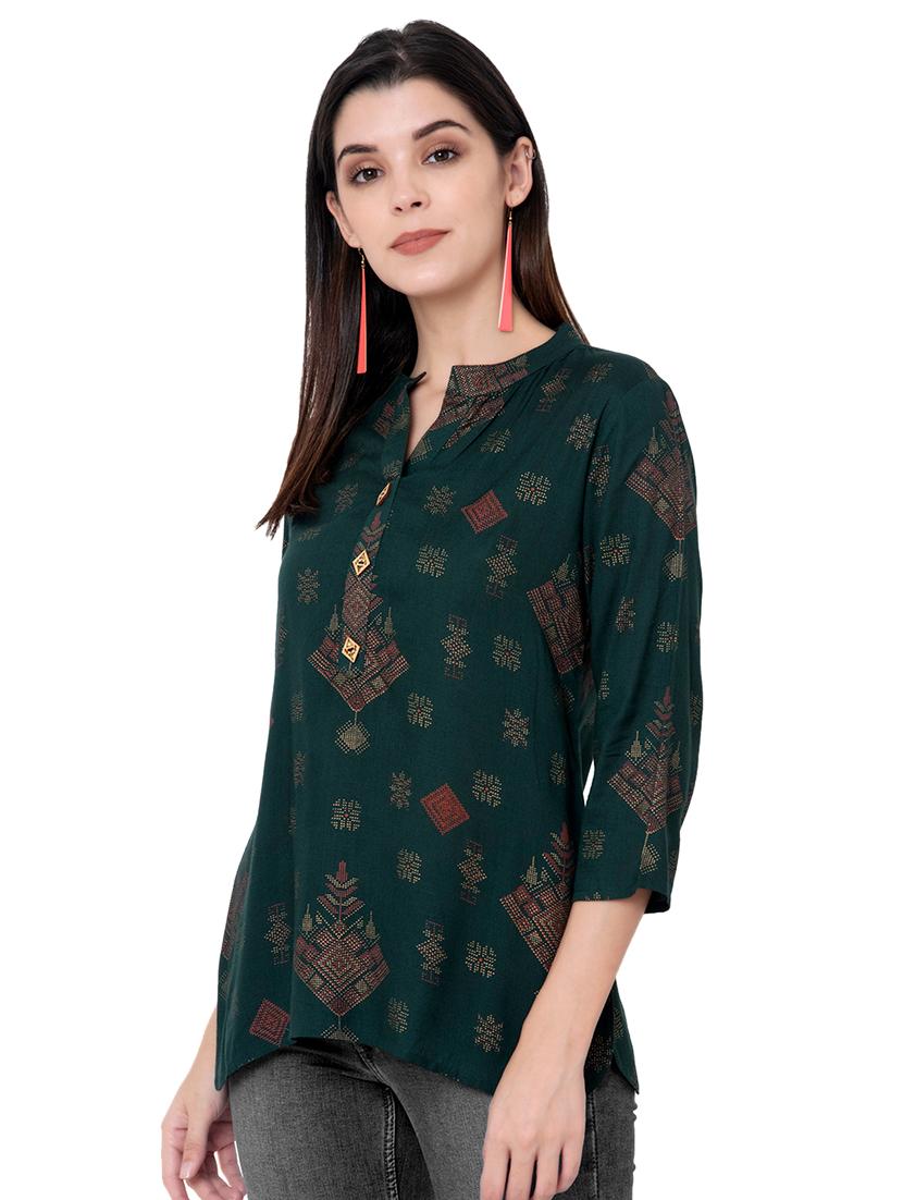 printed straight kurti - 17225879 - Zoom Image - 2