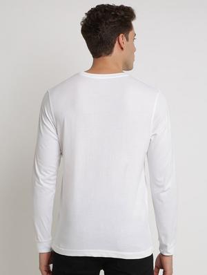white solid t-shirt - 17225933 - Standard Image - 3
