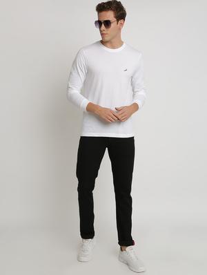 white solid t-shirt - 17225933 - Standard Image - 4