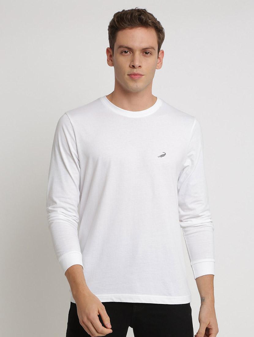 white solid t-shirt - 17225933 - Zoom Image - 1
