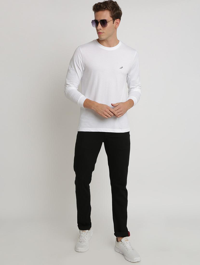 white solid t-shirt - 17225933 - Zoom Image - 4