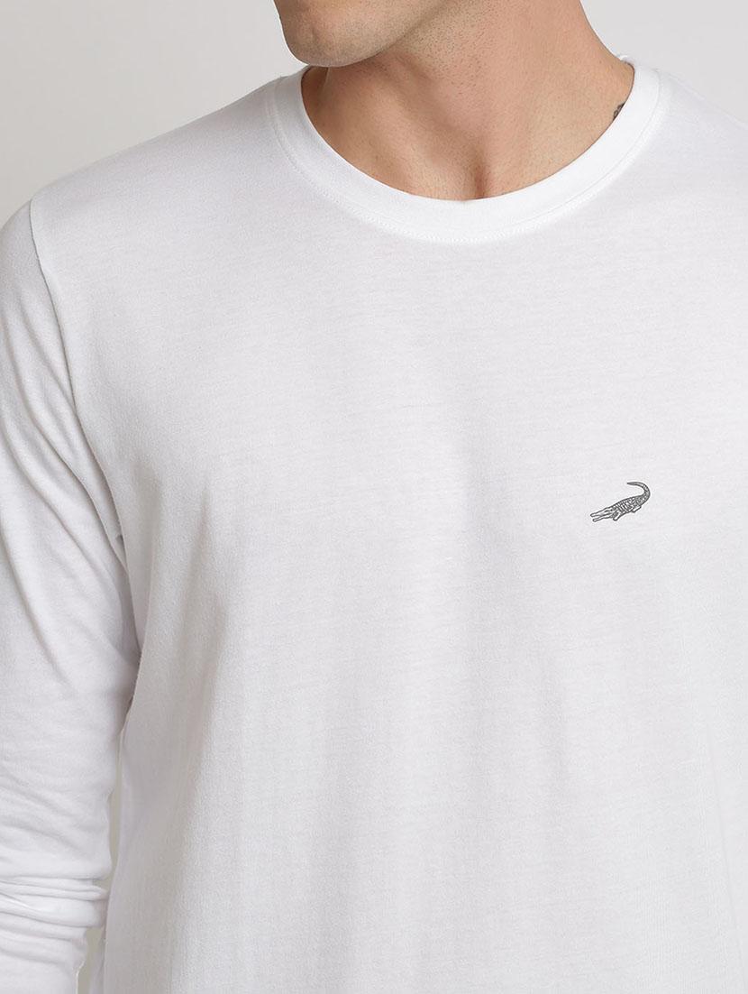 white solid t-shirt - 17225933 - Zoom Image - 5