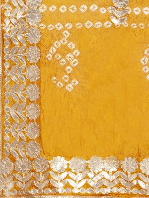 gota work bandhani dupatta - 17226194 - Standard Image - 3