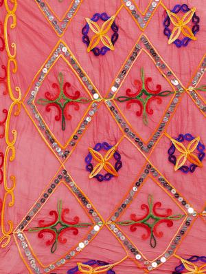 multi color embroidered dupatta - 17226215 - Standard Image - 3