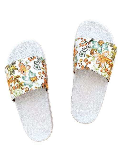 white slip on flip flops - 17226281 - Very Small Image - 1