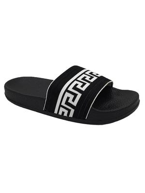black slip on flip flops - 17226295 - Standard Image - 2