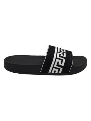 black slip on flip flops - 17226295 - Standard Image - 3