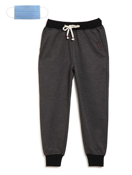 black cotton track wear with free mask - 17226314 - Standard Image - 1