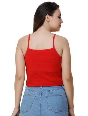 square neck crop top - 17226582 - Standard Image - 3