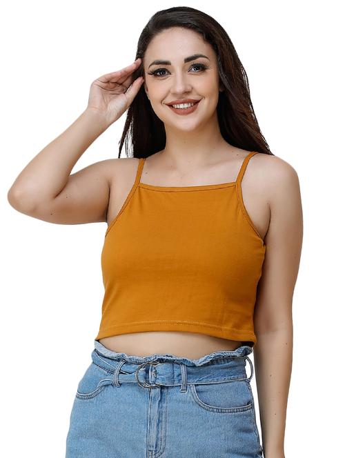 square neck crop top - 17226584 - Standard Image - 1