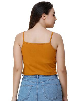 square neck crop top - 17226584 - Standard Image - 3