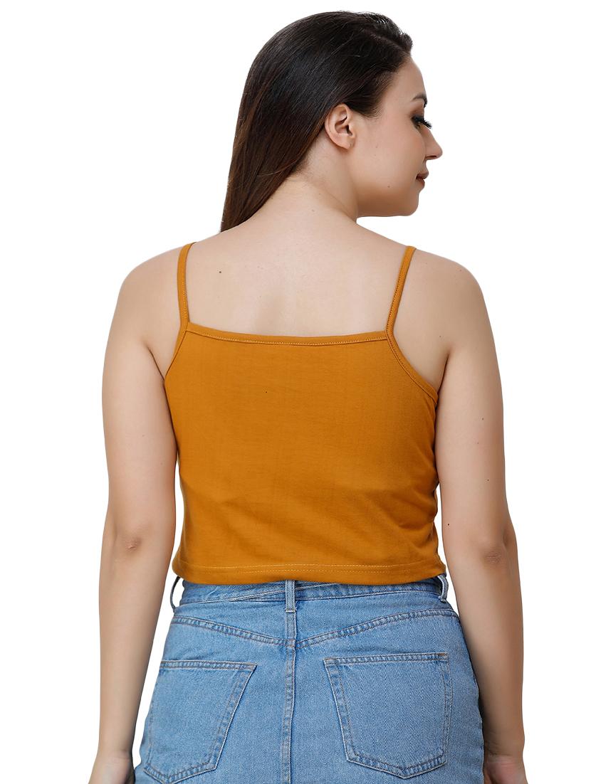 square neck crop top - 17226584 - Zoom Image - 3
