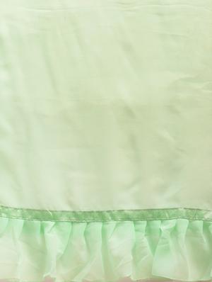 ruffle solid saree with blouse - 17227277 - Standard Image - 5