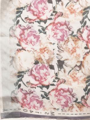 floral printed saree with blouse - 17227403 - Standard Image - 4