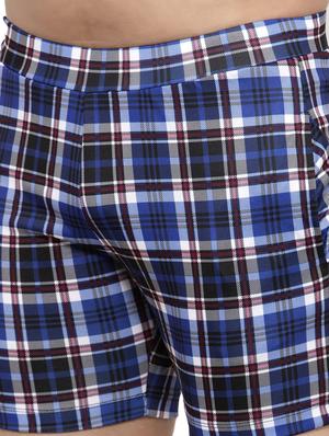 blue checkered shorts - 17228037 - Standard Image - 5