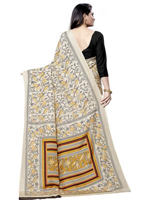 conversational printed saree with blouse - 17228091 - Standard Image - 2