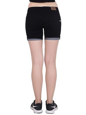 mid rise denim shorts - 17228317 - Standard Image - 3
