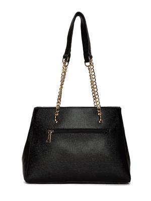 black leatherette (pu) regular handbag - 17228624 - Standard Image - 2