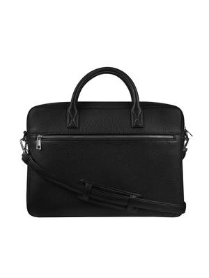 black leatherette (pu) regular laptop bag - 17229027 - Standard Image - 2
