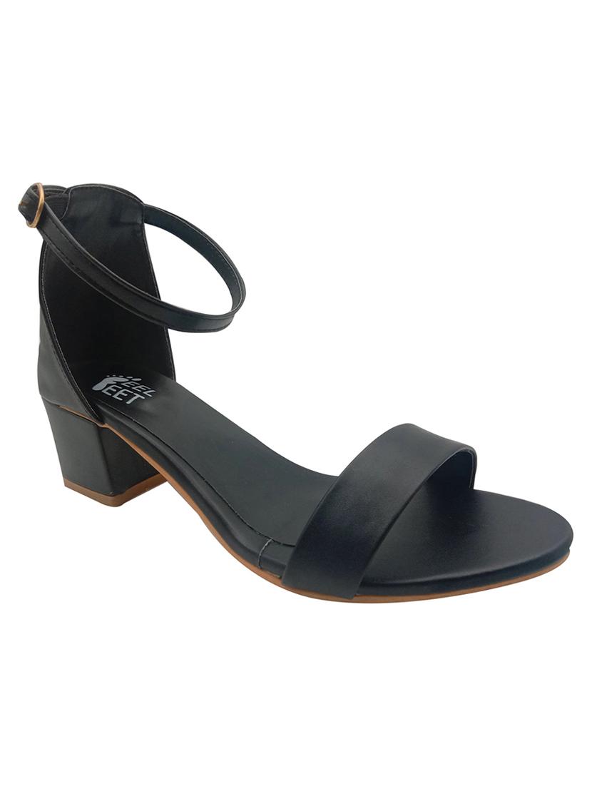 black ankle strap sandals - 17229174 - Zoom Image - 1