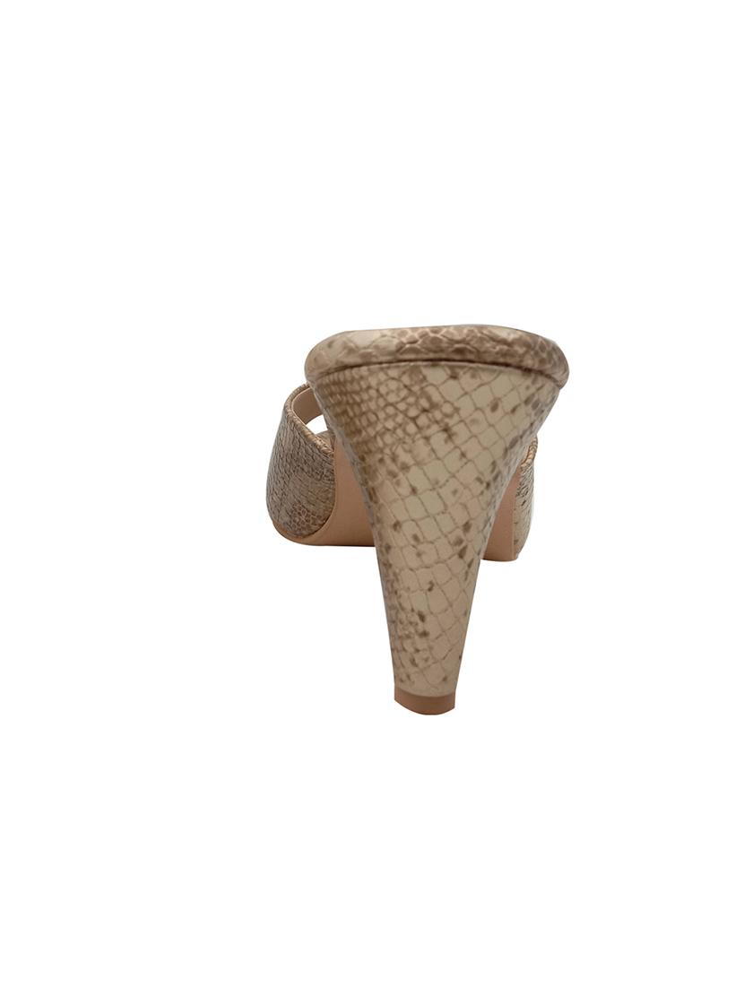 gold slip on sandals - 17229178 - Zoom Image - 3