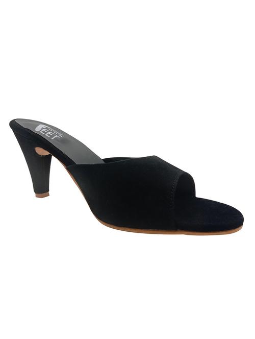 black slip on sandals - 17229179 - Standard Image - 1