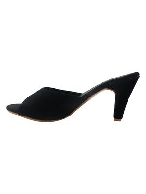 black slip on sandals - 17229179 - Standard Image - 2