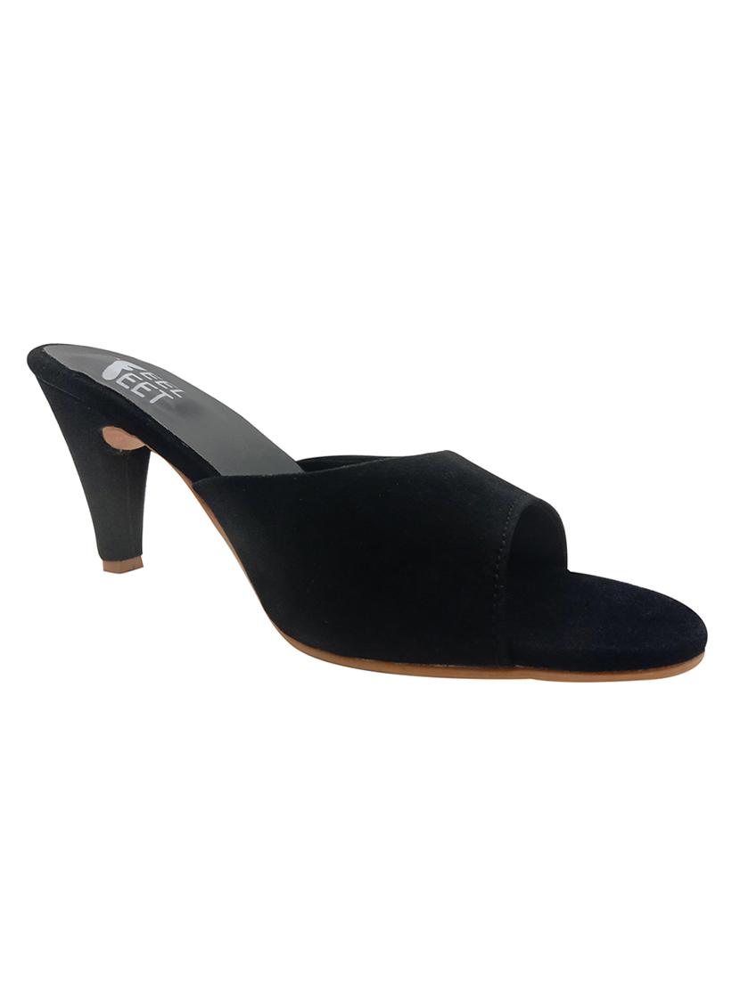 black slip on sandals - 17229179 - Zoom Image - 1