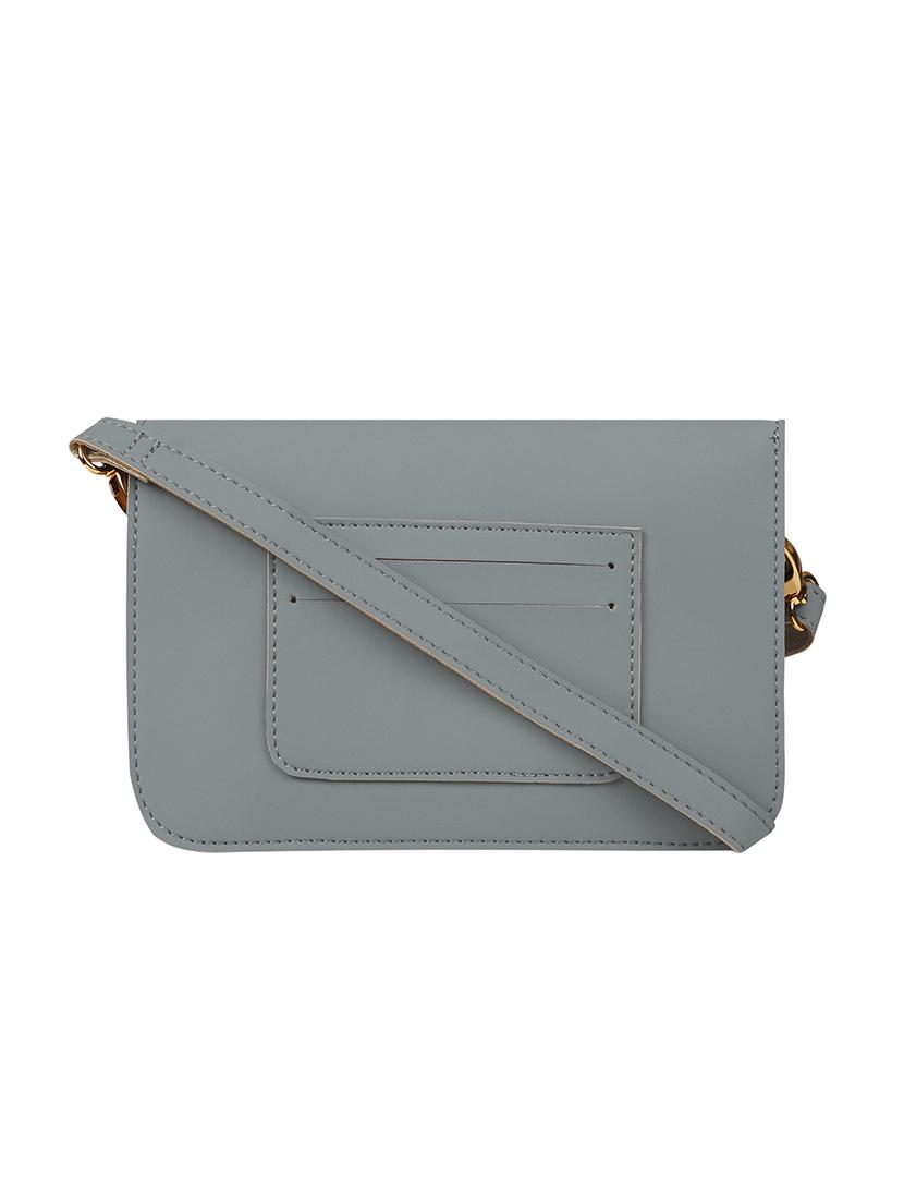 blue leatherette (pu) regular sling bag - 17229320 - Zoom Image - 2