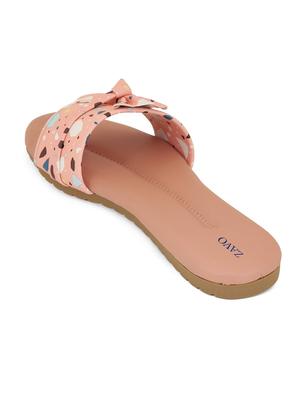 orange resin toe separator sandals - 17229467 - Standard Image - 3