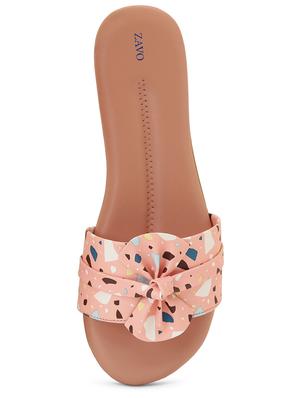 orange resin toe separator sandals - 17229467 - Standard Image - 4