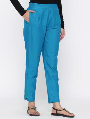 mid rise cigarette pants trouser - 17229936 - Standard Image - 2