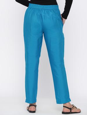 mid rise cigarette pants trouser - 17229936 - Standard Image - 3