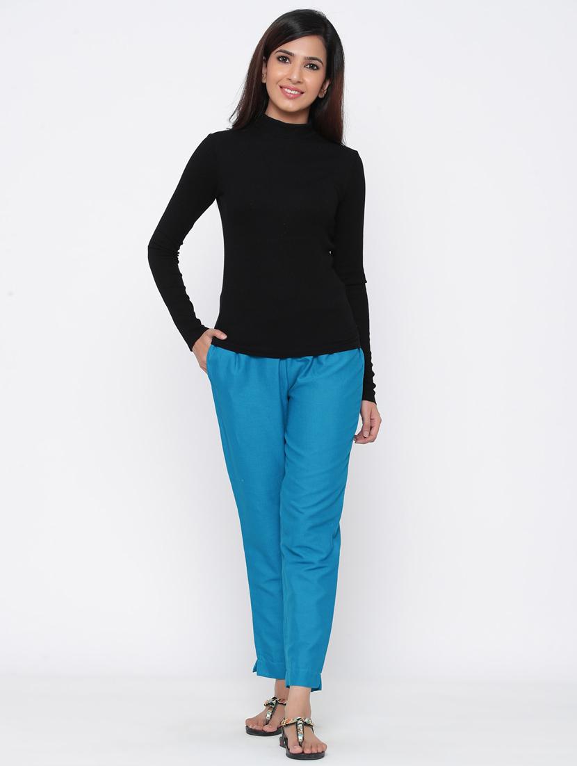 mid rise cigarette pants trouser - 17229936 - Zoom Image - 4