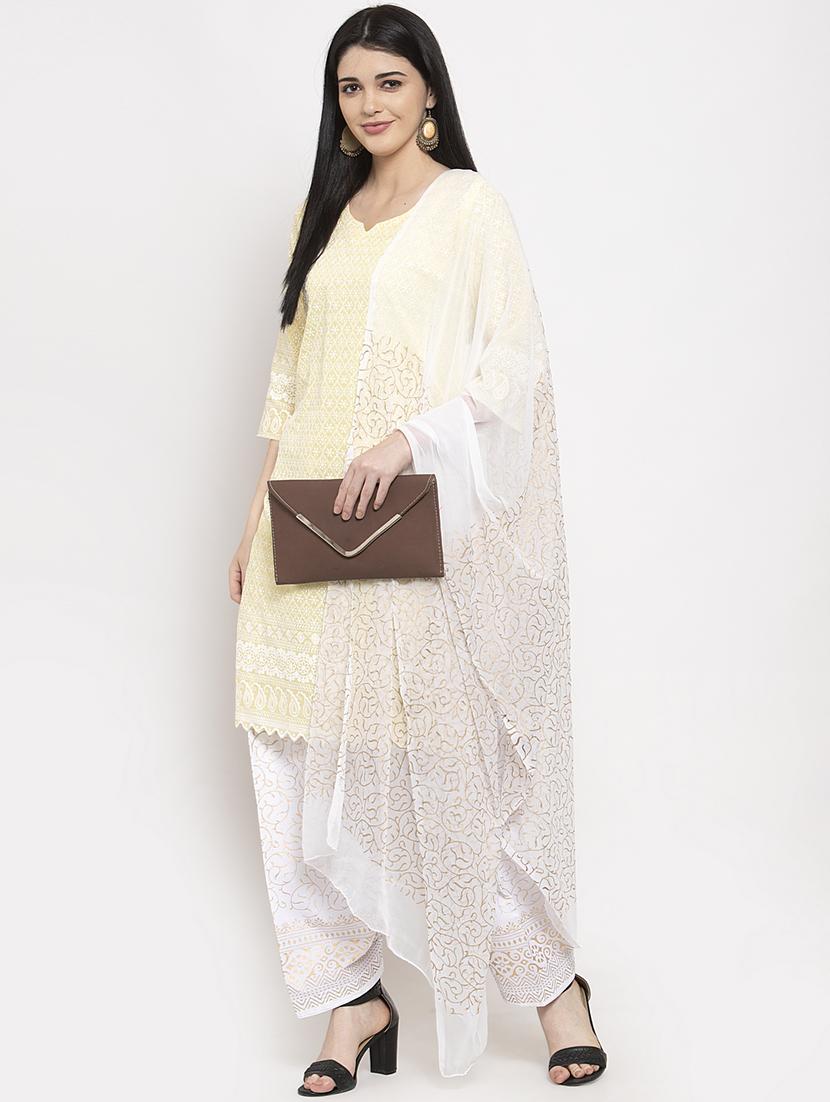 white cotton salwar salwars - 17230030 - Zoom Image - 4