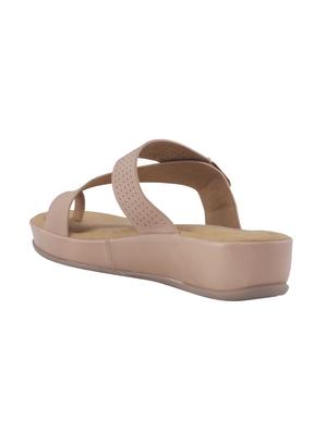 beige slip on sandals - 17230043 - Standard Image - 3
