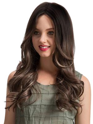 elegant hairs synthetic women's long heat resistant wigs (brown-24) - 17230337 - Standard Image - 2