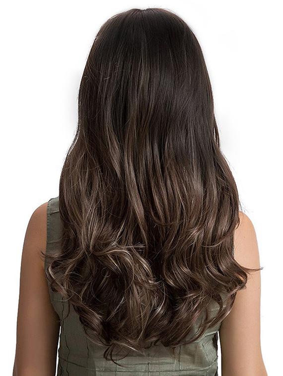 elegant hairs synthetic women's long heat resistant wigs (brown-24) - 17230337 - Zoom Image - 4