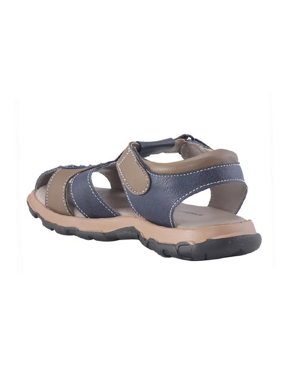 navy blue mesh sandals & floater - 17230407 - Zoom Image - 3