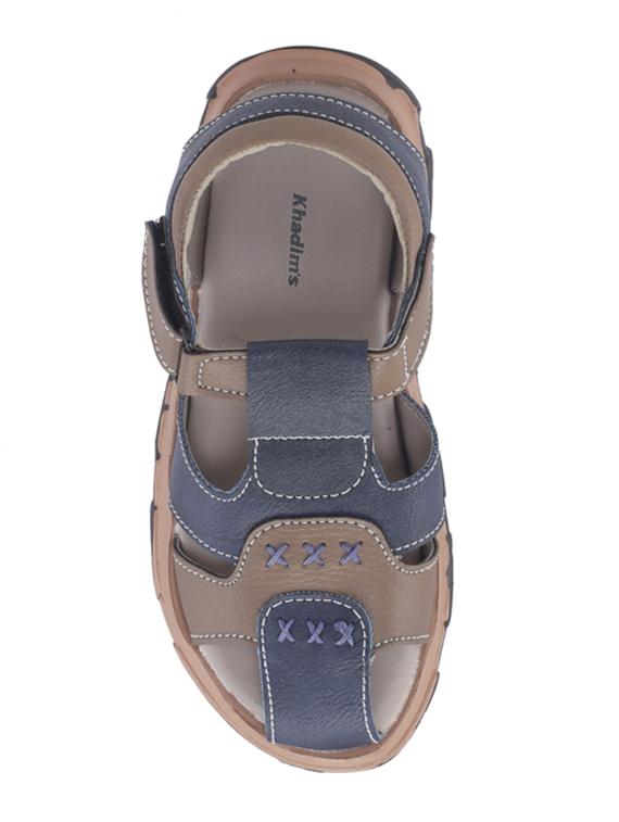 navy blue mesh sandals & floater - 17230407 - Zoom Image - 4