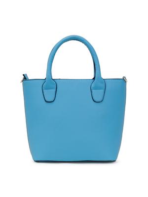 blue leatherette (pu) combo handbag - 17230760 - Standard Image - 2