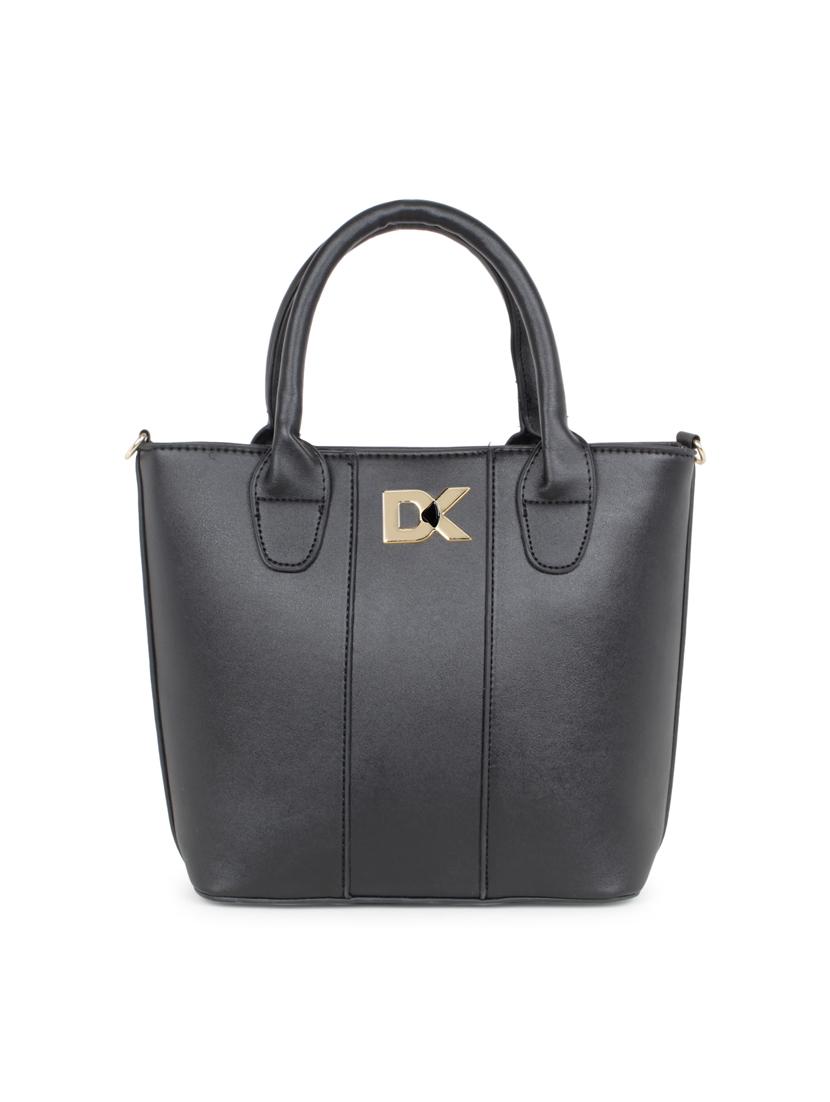 black leatherette (pu) combo handbag - 17230761 - Zoom Image - 4