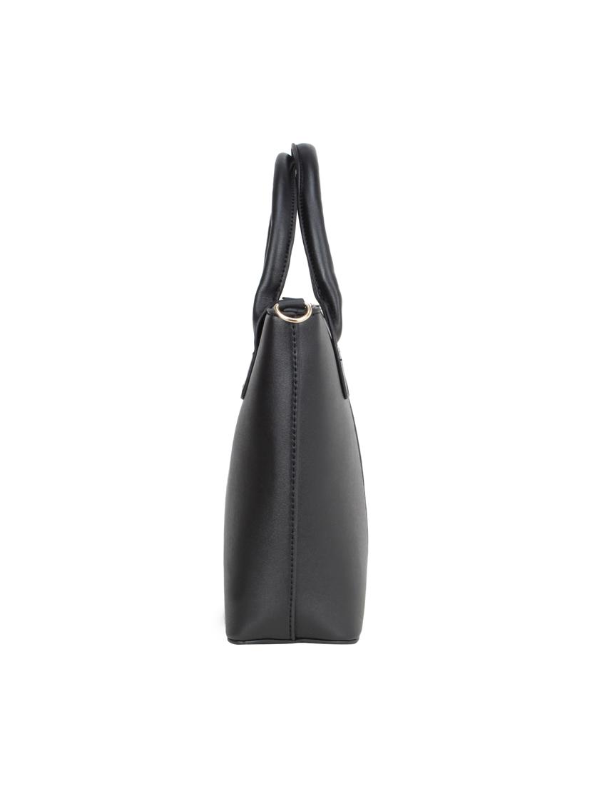 black leatherette (pu) combo handbag - 17230761 - Zoom Image - 5