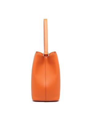 orange leatherette (pu) regular handbag - 17230780 - Standard Image - 5