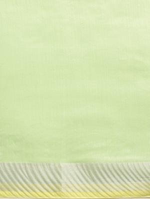 solid plain saree with blouse - 17231141 - Standard Image - 5