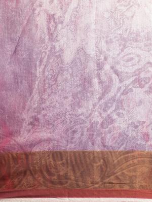 floral printed saree with blouse - 17231145 - Standard Image - 5
